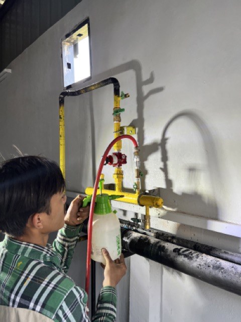 Restaurant gas piping project Restaurant gas system installation 1