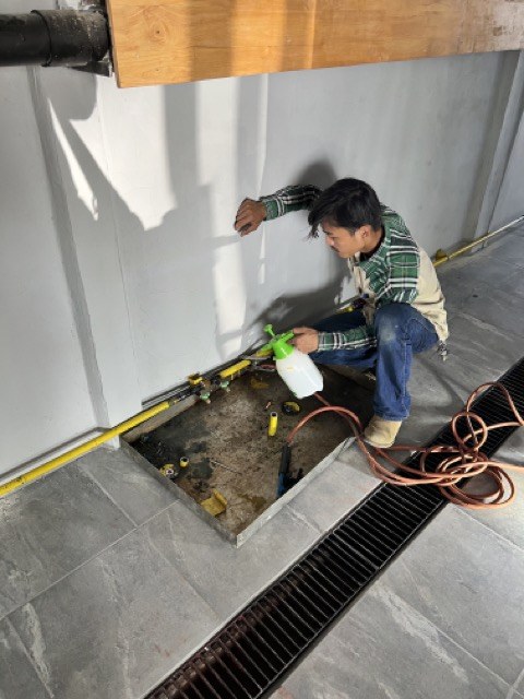 Restaurant gas piping project Restaurant gas system installation 3
