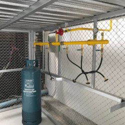 Restaurant gas piping project Restaurant gas system installation 4