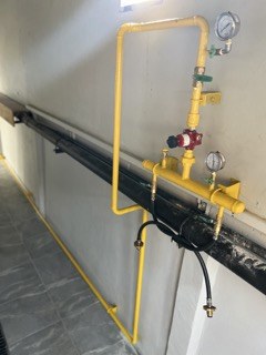 Restaurant gas piping project Restaurant gas system installation 8