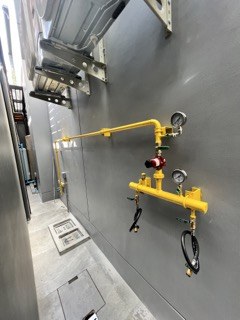 Restaurant gas piping project Restaurant gas system installation 9
