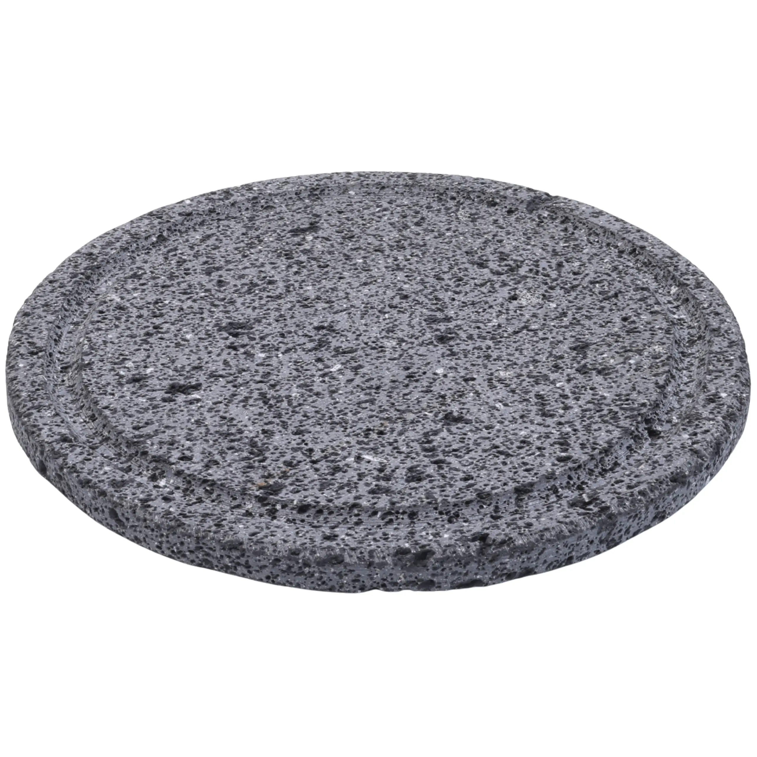 Round Volcanic Stone Plate 21 cm