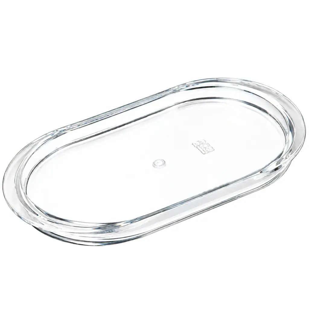 Acrylic Oval Tray 28x16 cm