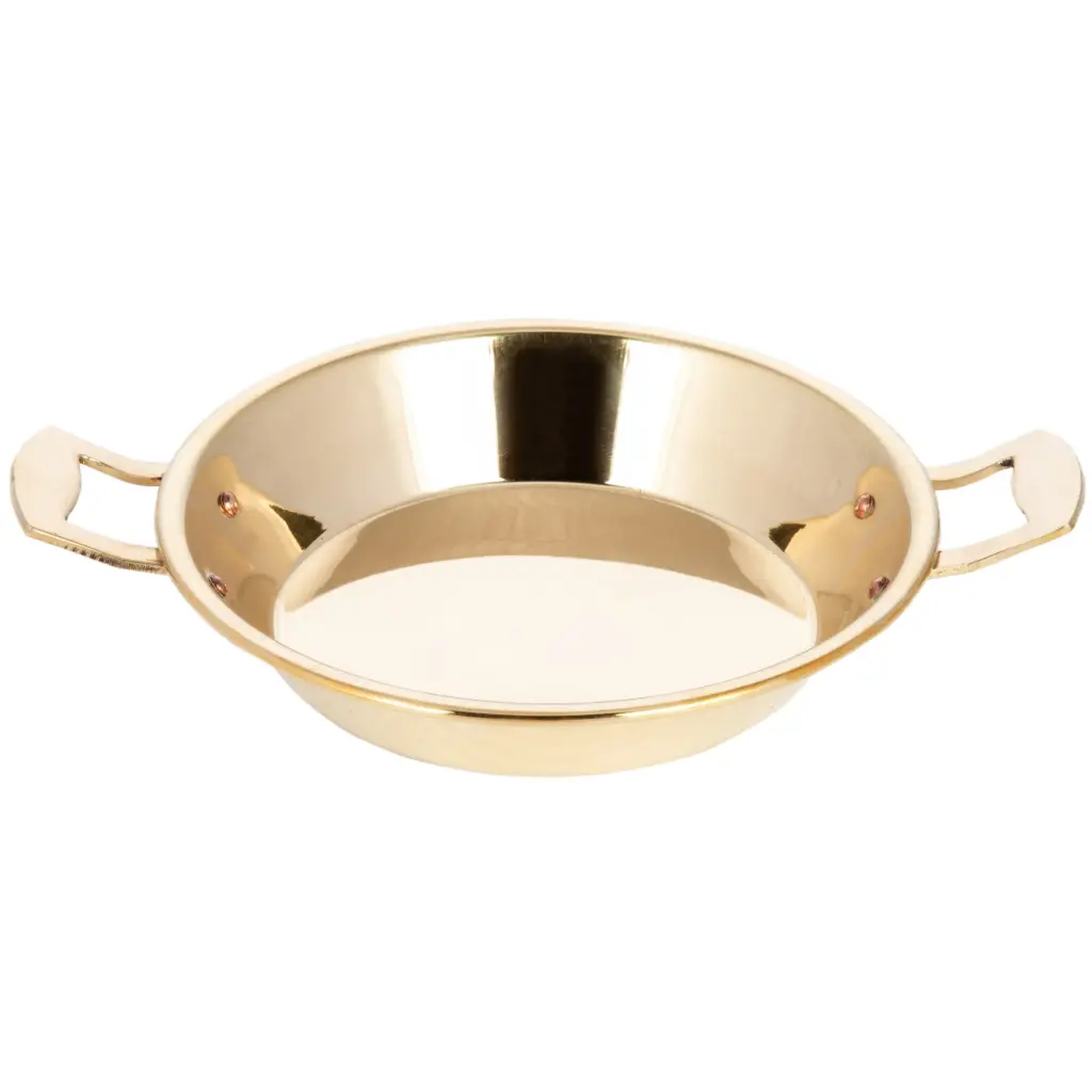 Brass Pan with Double Handle 7"