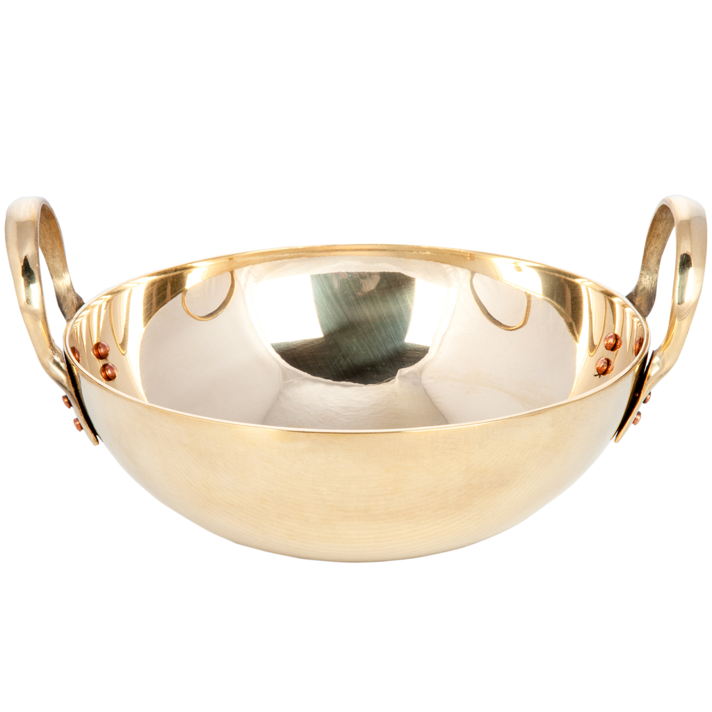 Brass Pot with Double Handle 7.5"