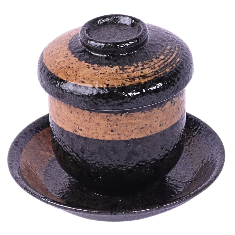 蒸し椀 150 ml (黒丸)