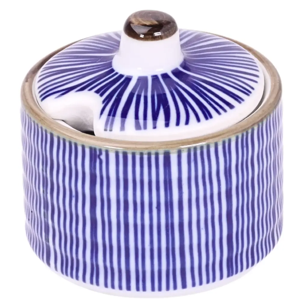 Condiment Container (Blue Line)
