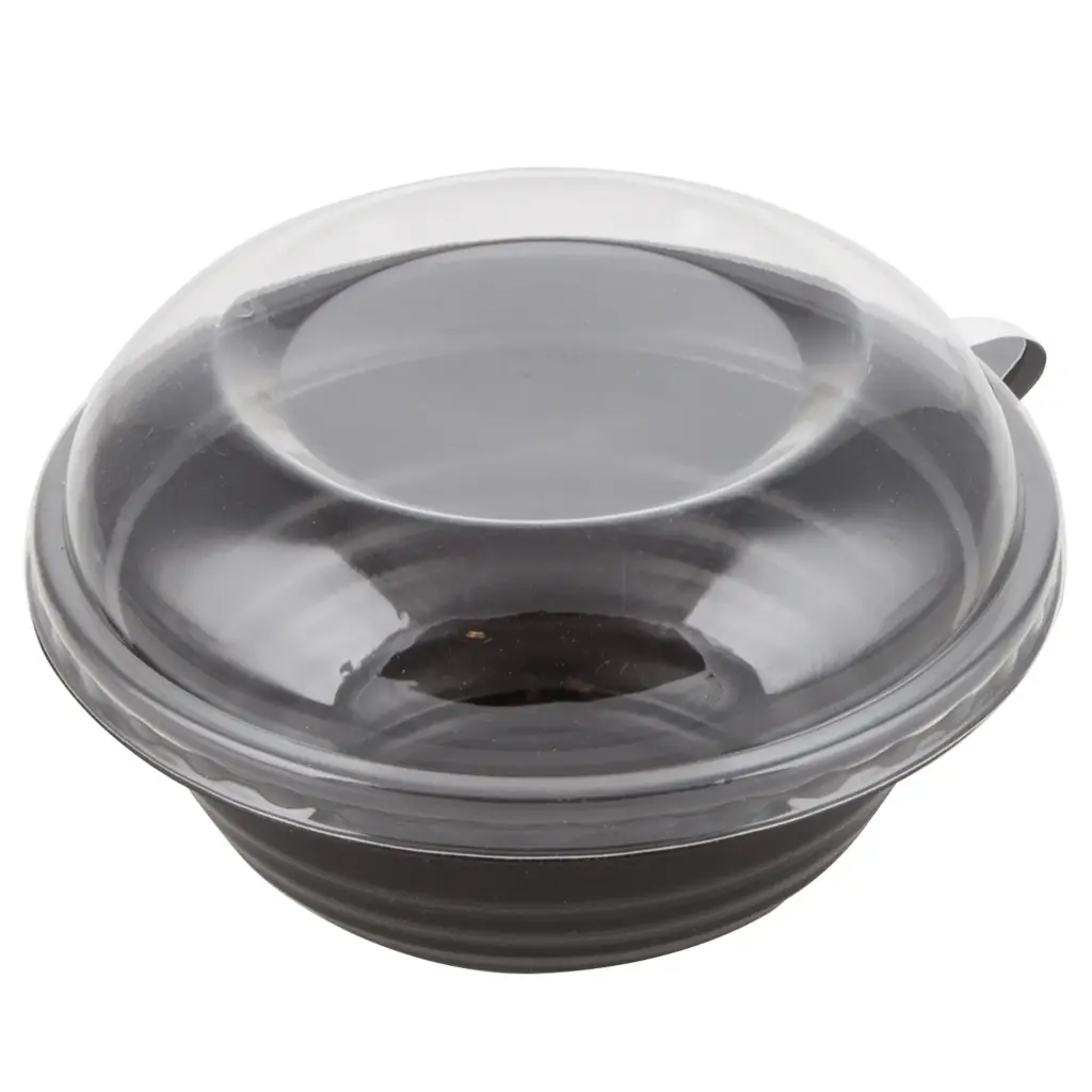 Disposable Round Mini Donburi Bowl Set PP+PET