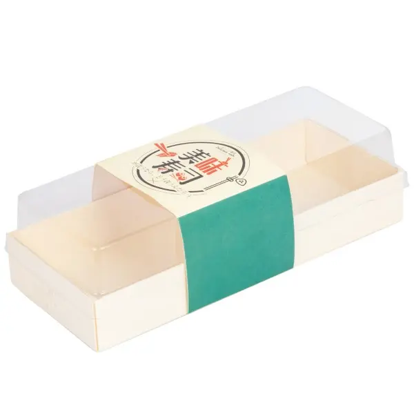 Disposable Wooden Nigiri Box 20x8.5 cm (100 Sets)