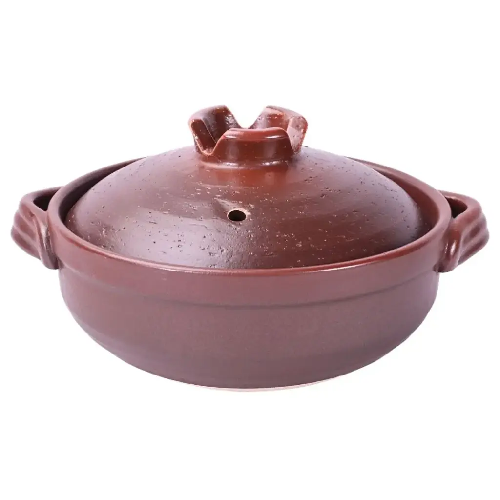 土鍋 18 cm (茶色)