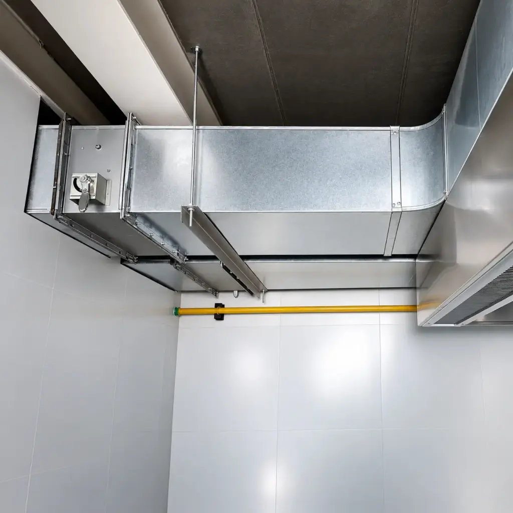 Galvanized Exhaust Duct Installation 300-500x300-500 mm (Up to 10 m)