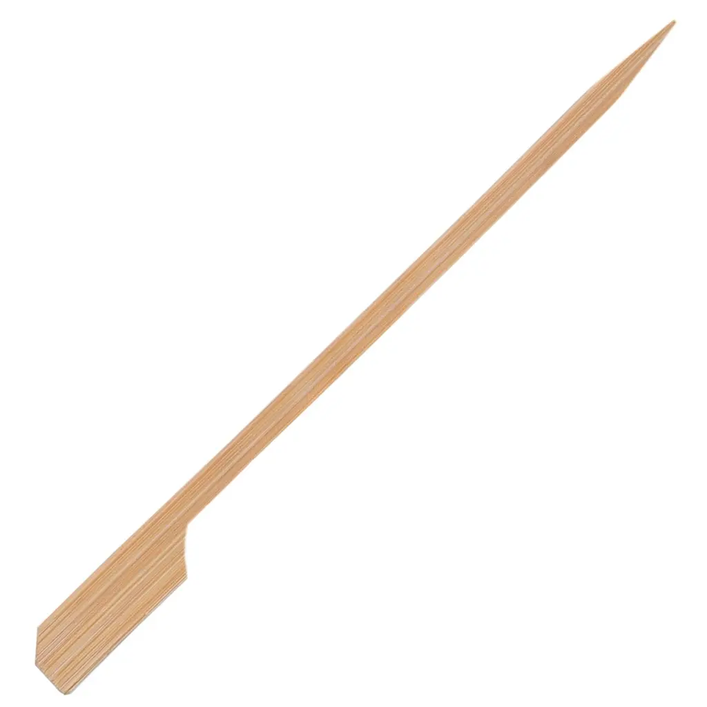 Flag Shaped Bamboo Skewers 12 cm (100 Pcs)