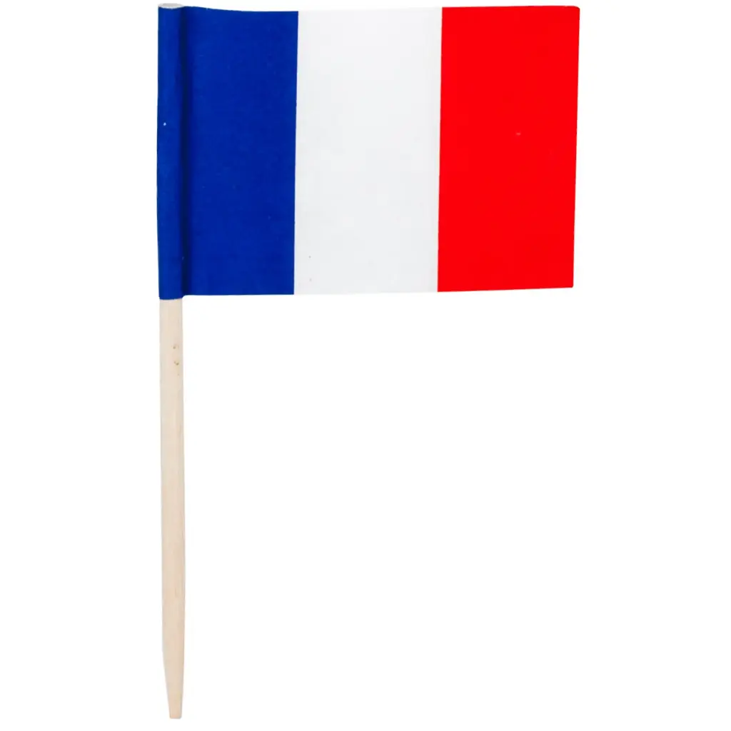 フラッグピック フランス (100本入)