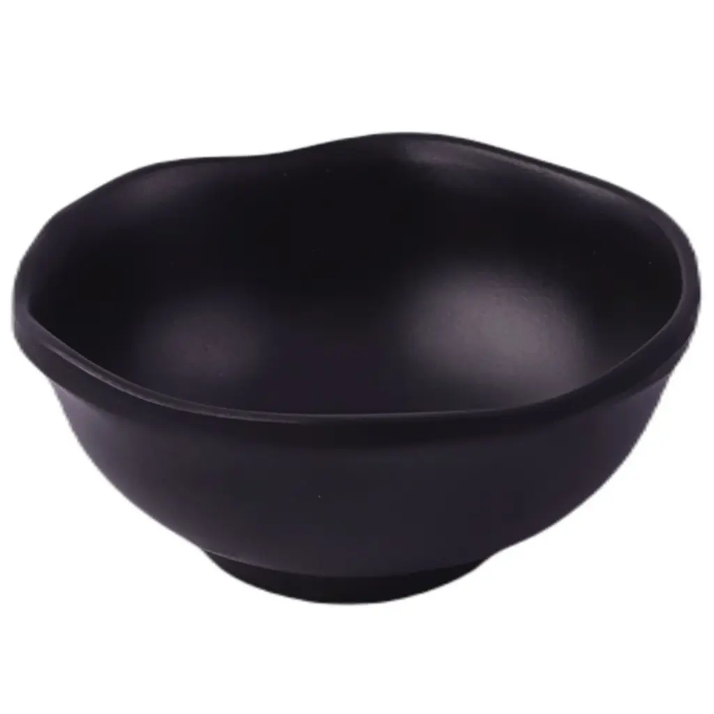 Melamine Ice Cream Bowl 4.25" (Zen Series, Black, W43)