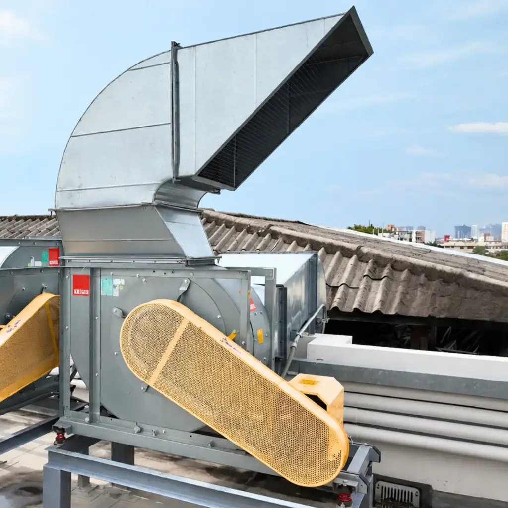 พัดลมดูดอากาศ Kruger 3 แรงม้า พร้อมชุดควบคุม