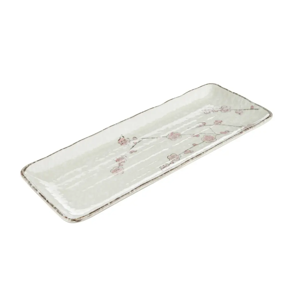 焼物皿 12" (雪)