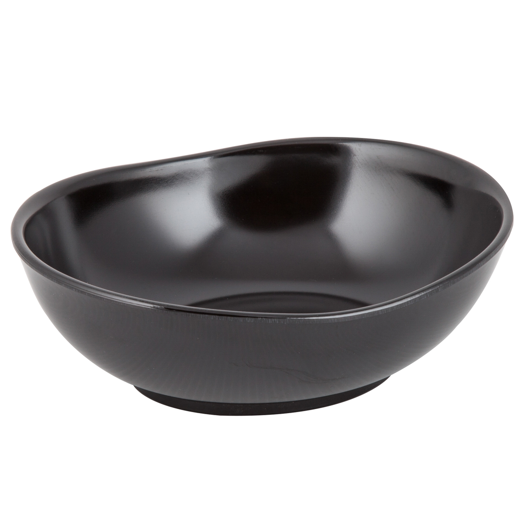 Melamine Oval Bowl 6" (Figures, Black, B886-6)