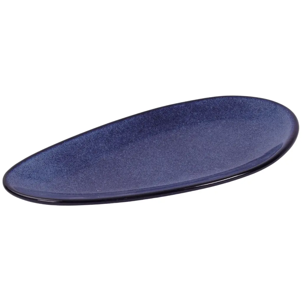 Oval Plate 10" (Deep Blue)