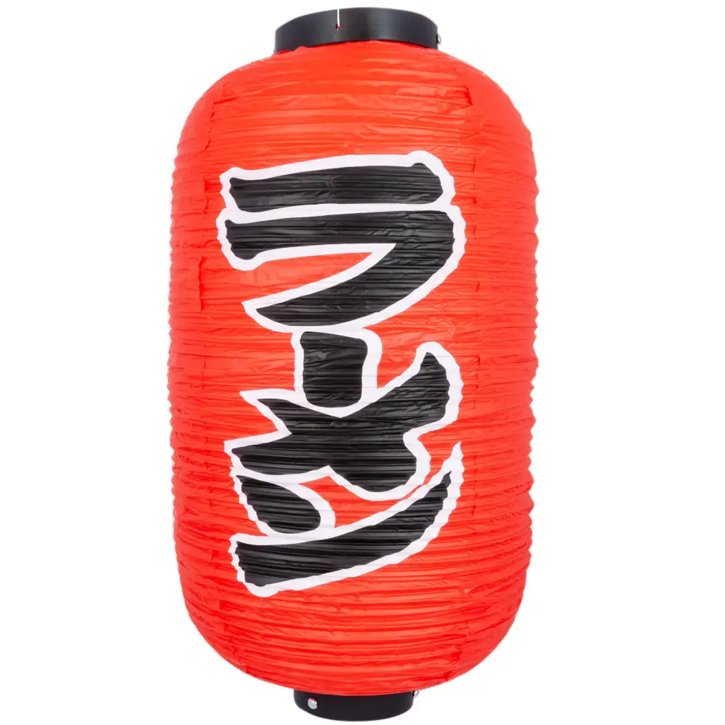 Japanese Lantern Ramen 24x60 cm (PVC, Red)
