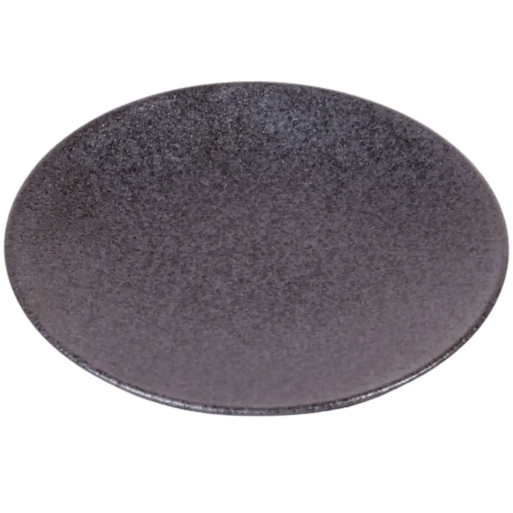 Round Plate 17 cm (Pearl Black)