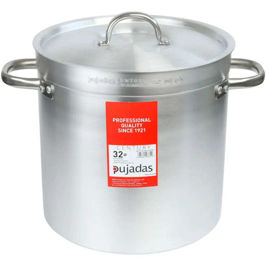 Pujadas Aluminum Stock Pot 32 cm
