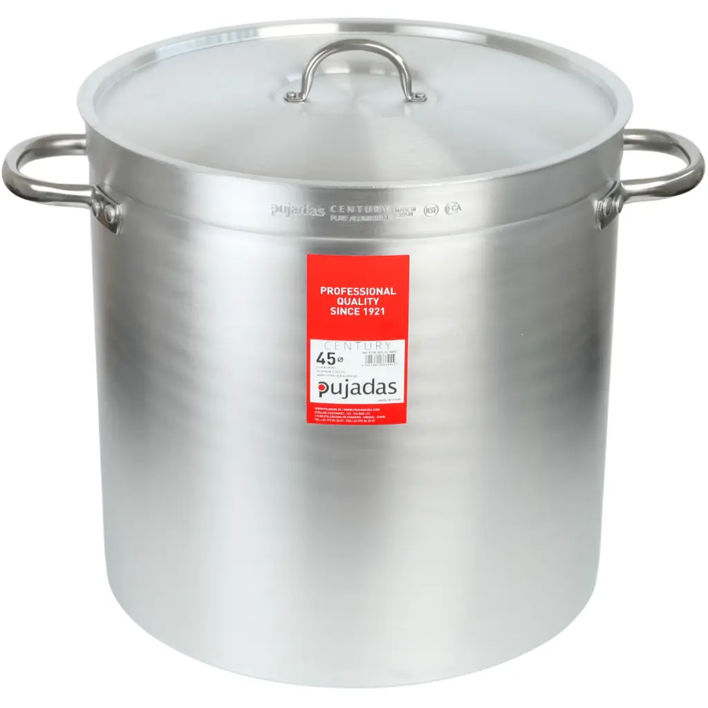 Pujadas Aluminum Stock Pot 45 cm