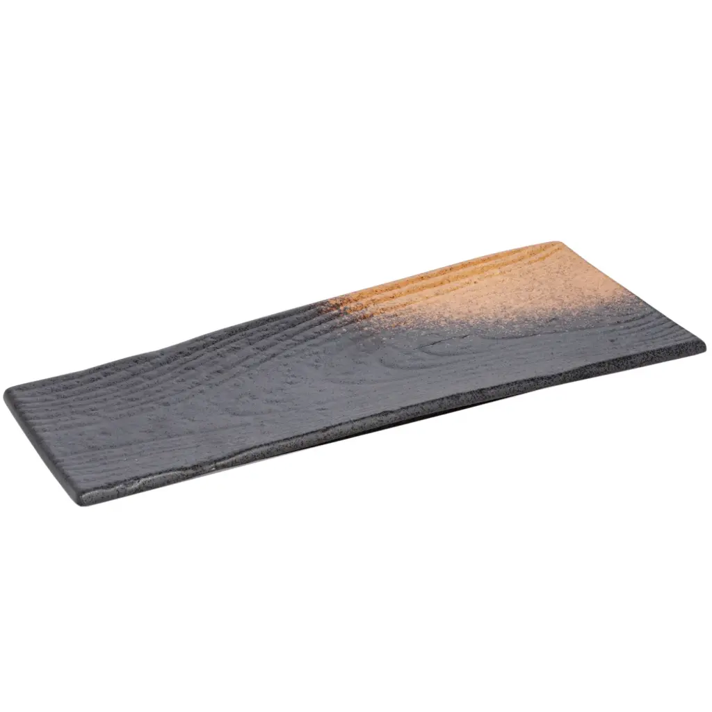 Rectangle Log Plate 14" (Volcano)