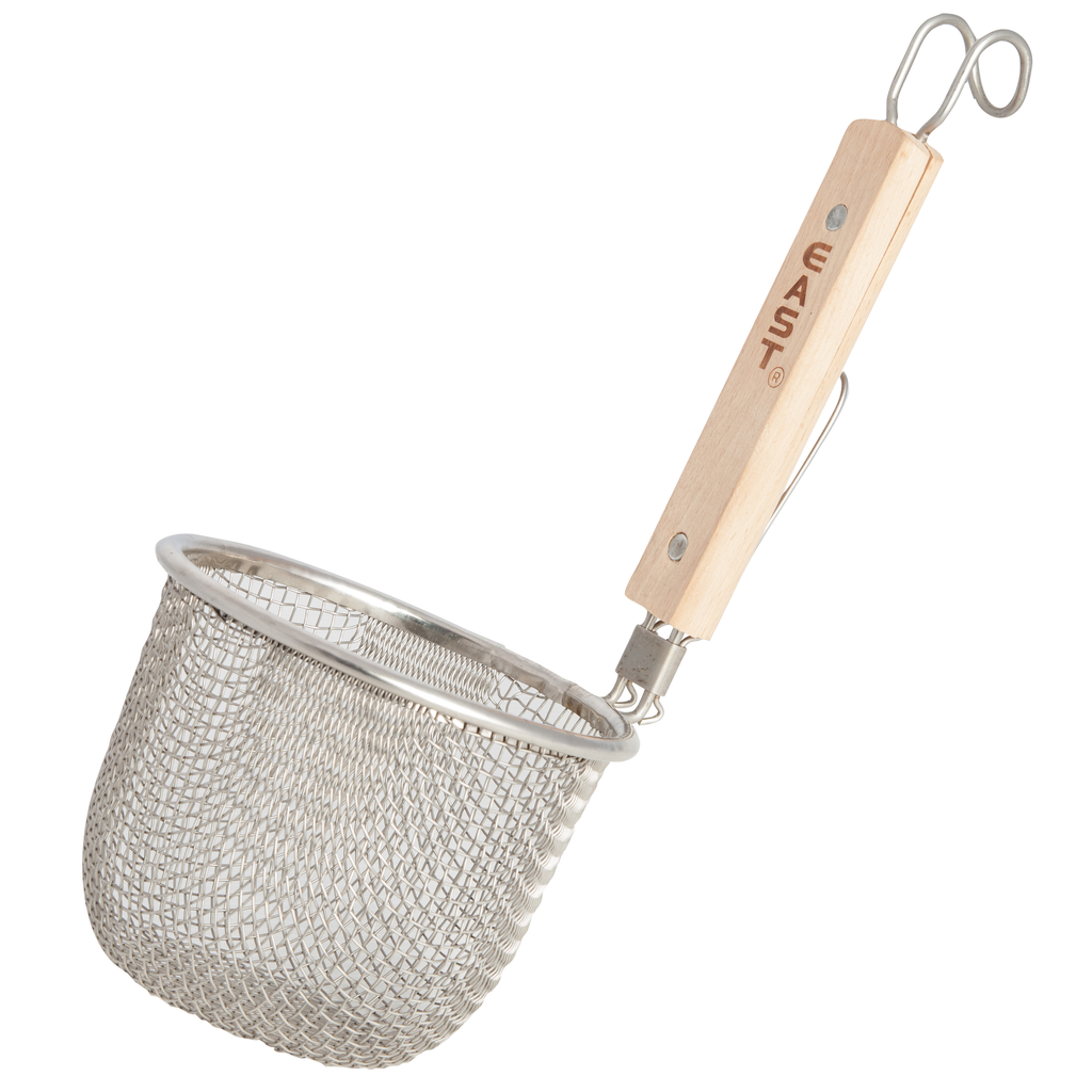 ステンレス ラーメン専用てぼ 13 cm (18-8)