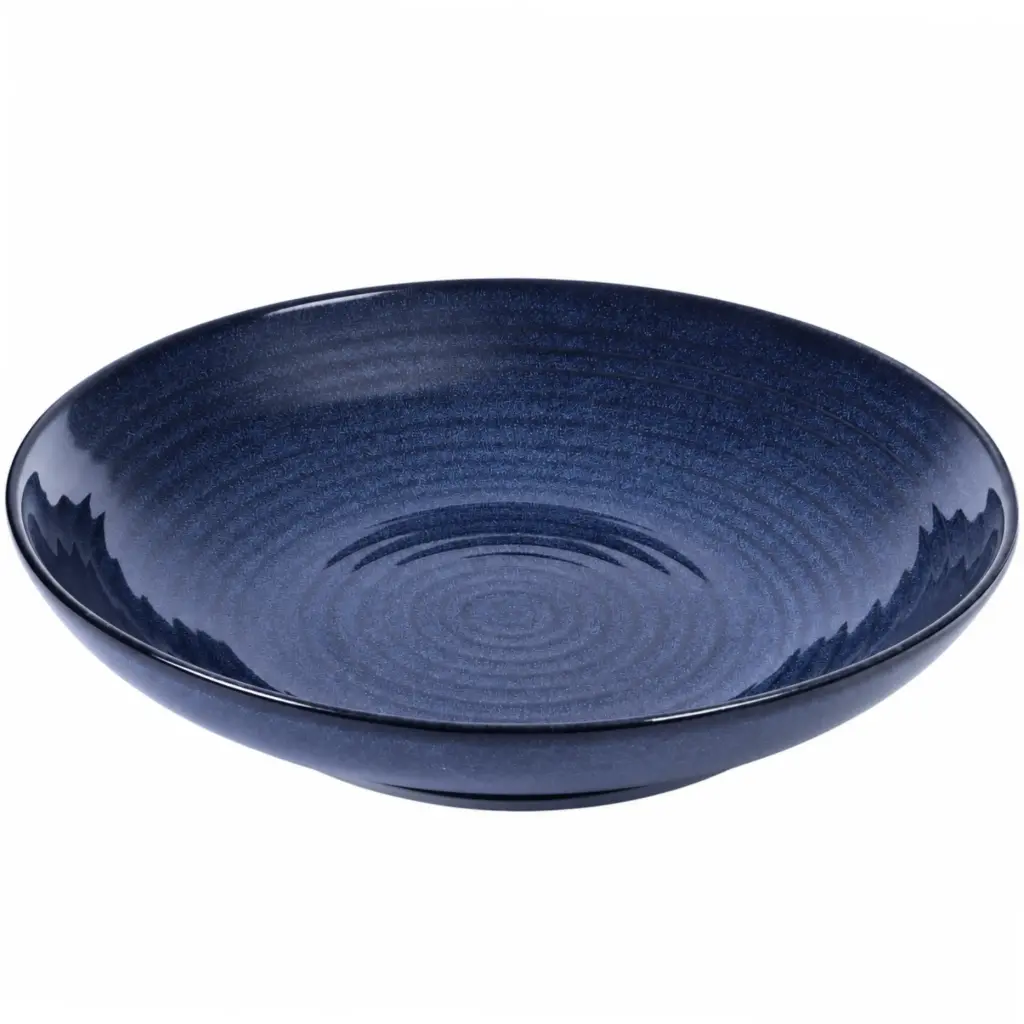 Round Deep Plate 9" (Deep Blue)