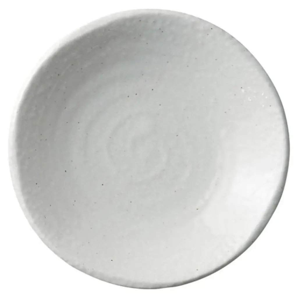 丸皿 9.5" (ゆらり粉引,Limited Stock)