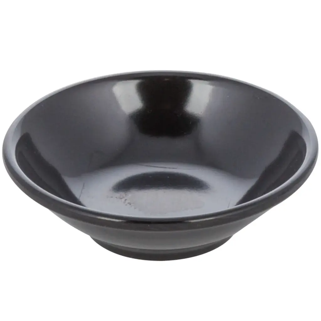 Melamine Round Sauce Dish 2.5" (Black)