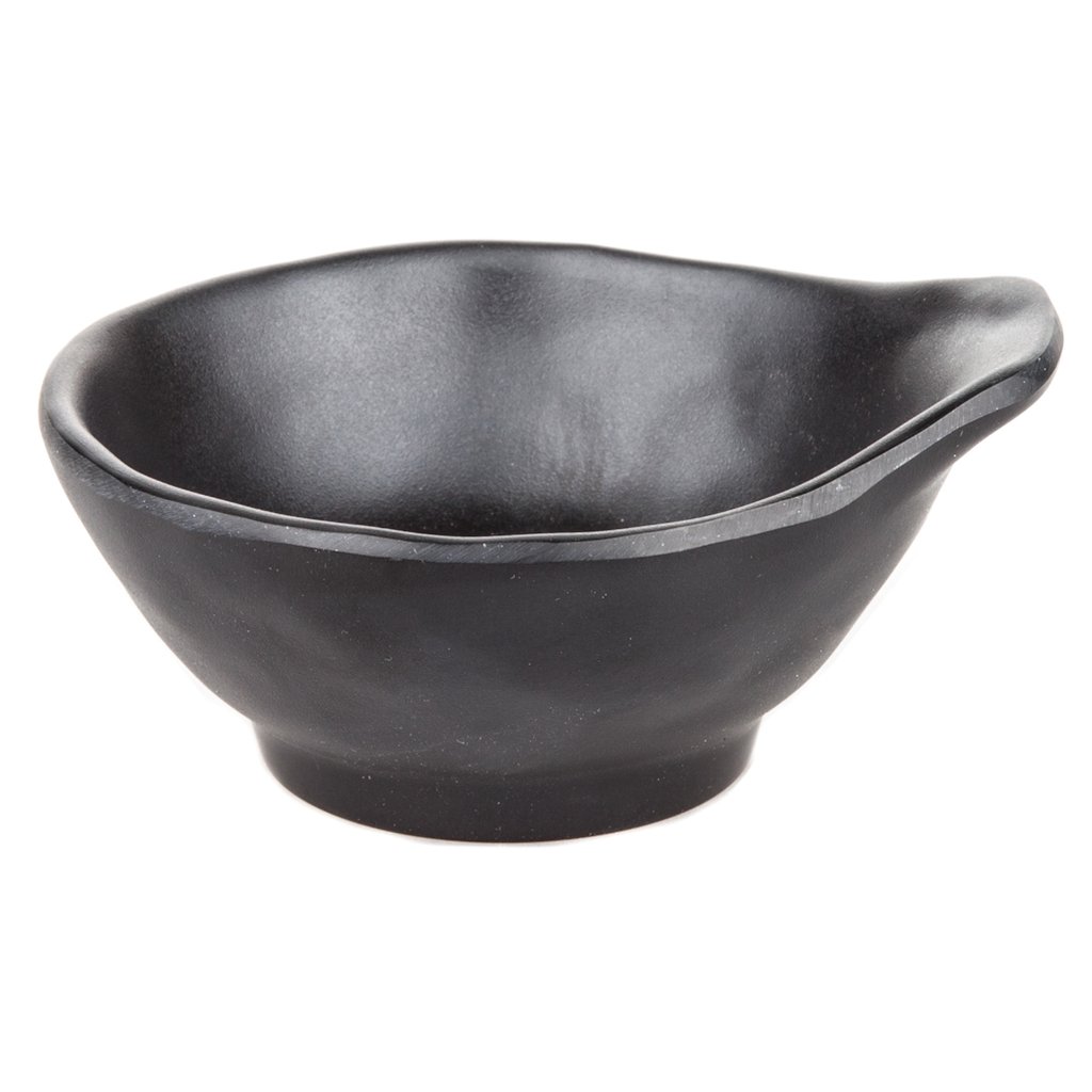 Melamine Sauce Bowl 4.75" (Zen Series, Black)