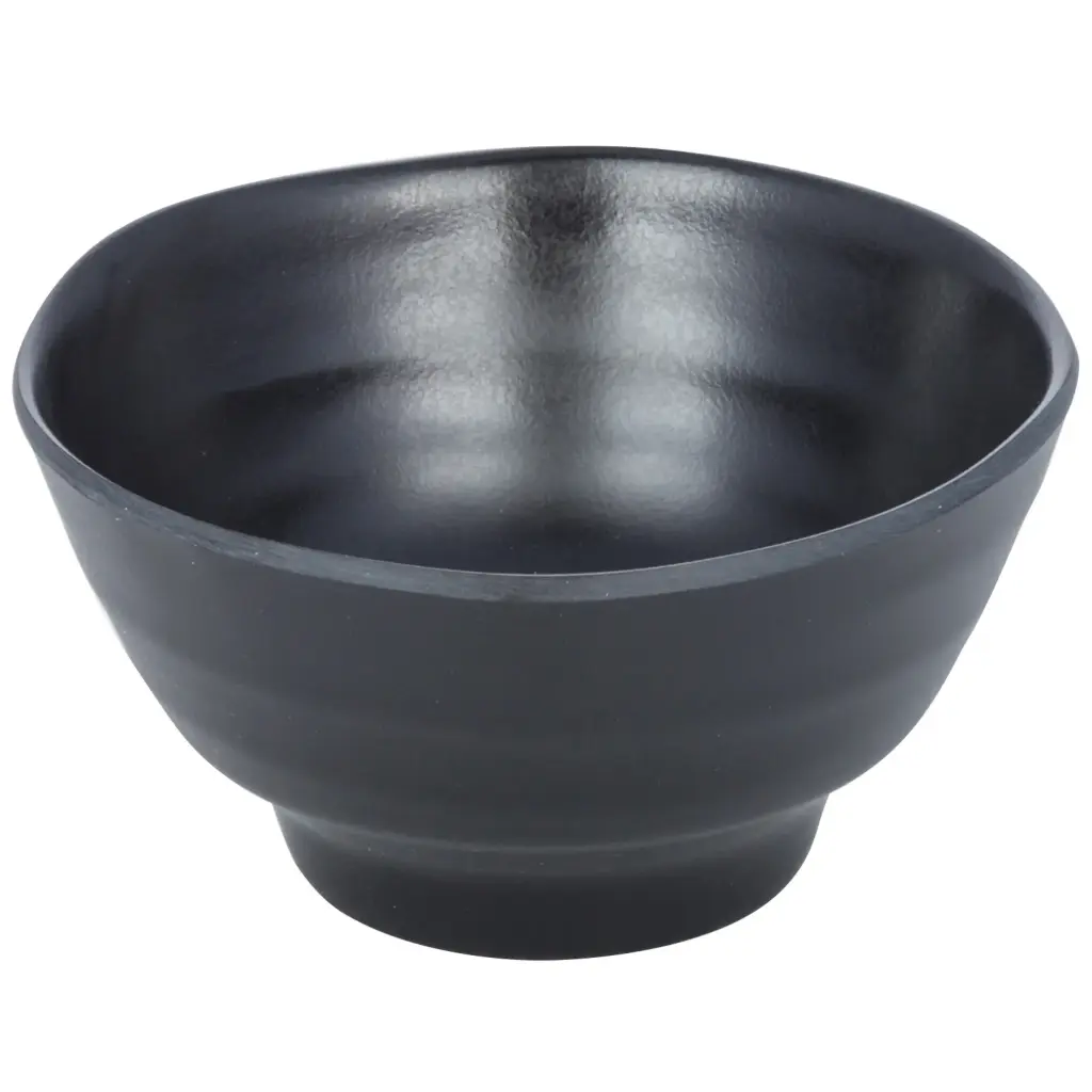 Melamine Sharing Bowl 4.25" (Zen Series, Black)