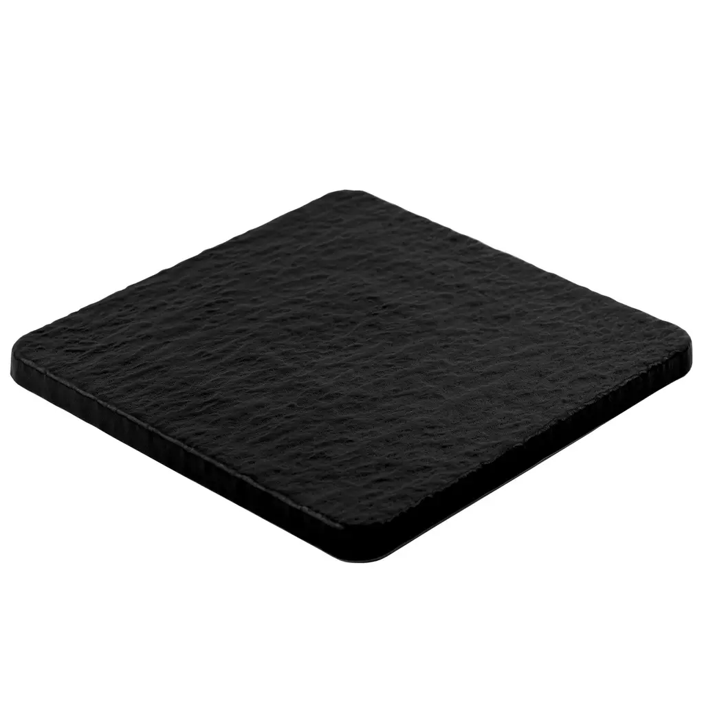 Square Flat Plate 10" (Black Stone)