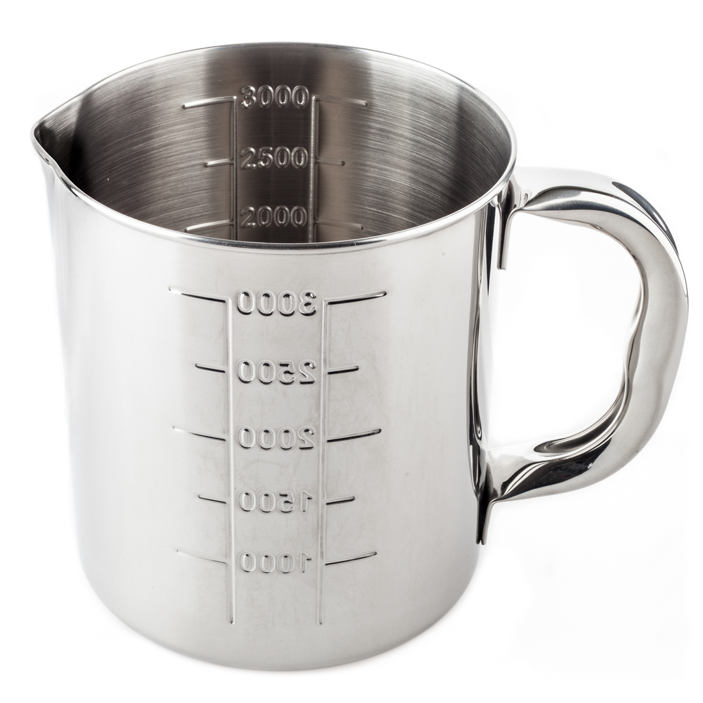ステンレス計量カップ 3000 ml (18-8)