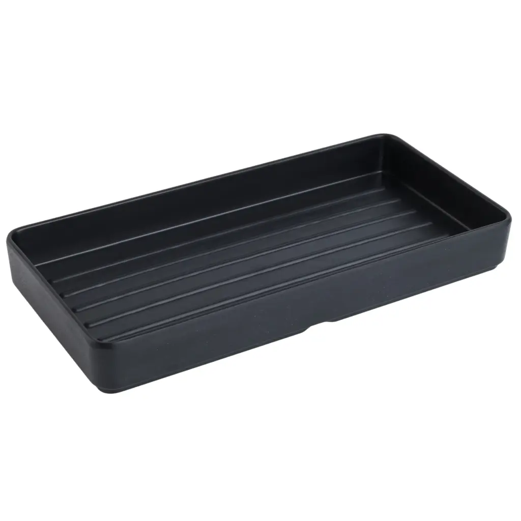 長角肉皿 黒 11.5"