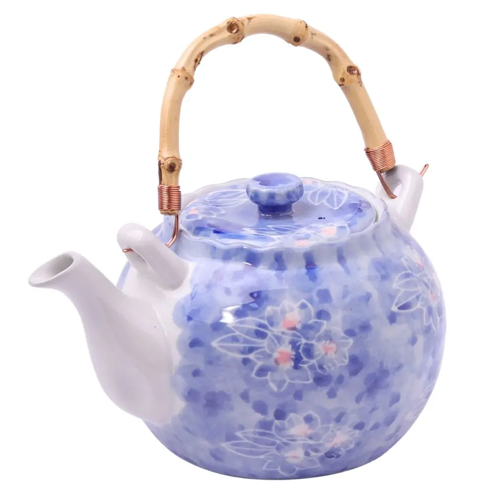 ティーポット 1160 ml (青い花)