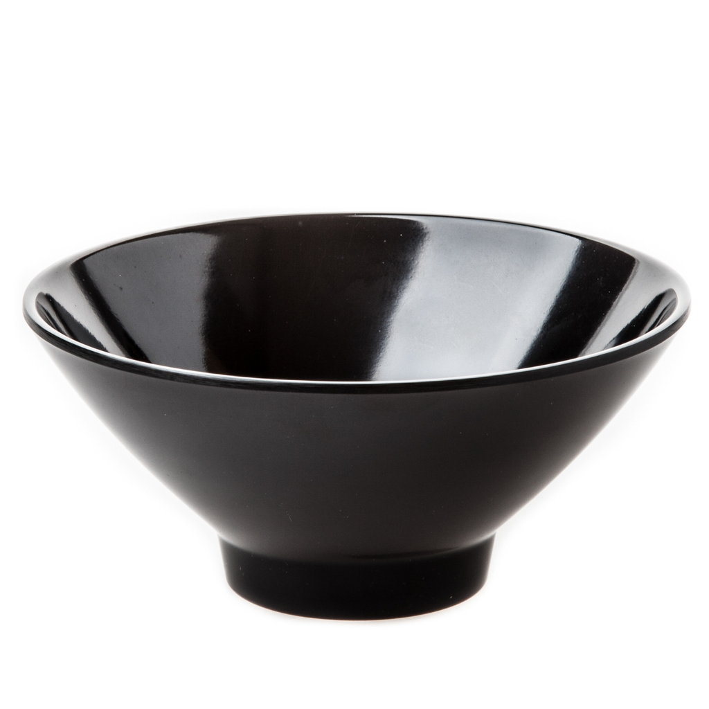 Melamine Wide Mouth Bowl 4.5" (Black)
