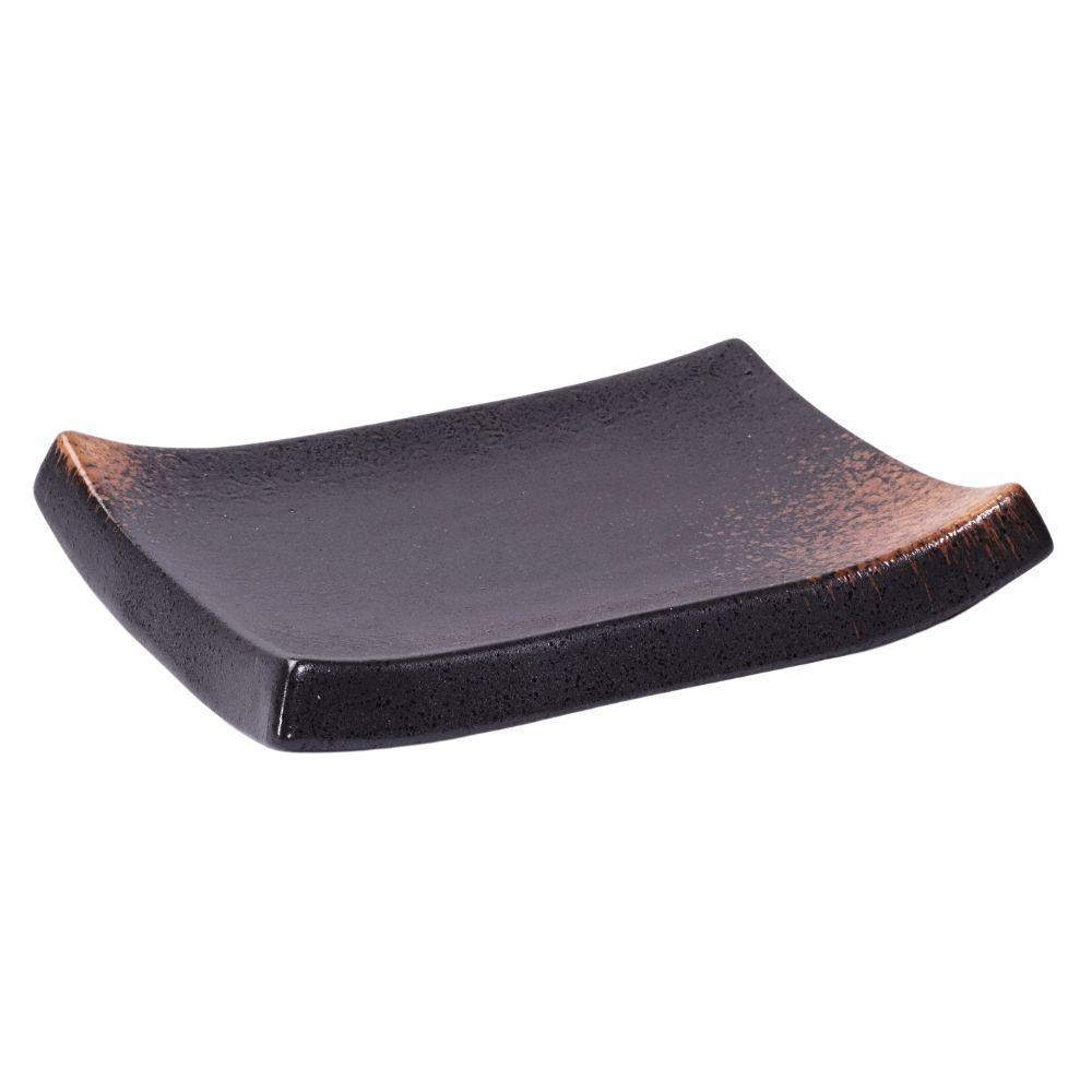 Yakimono Plate 8.5x6.5" (Volcano)