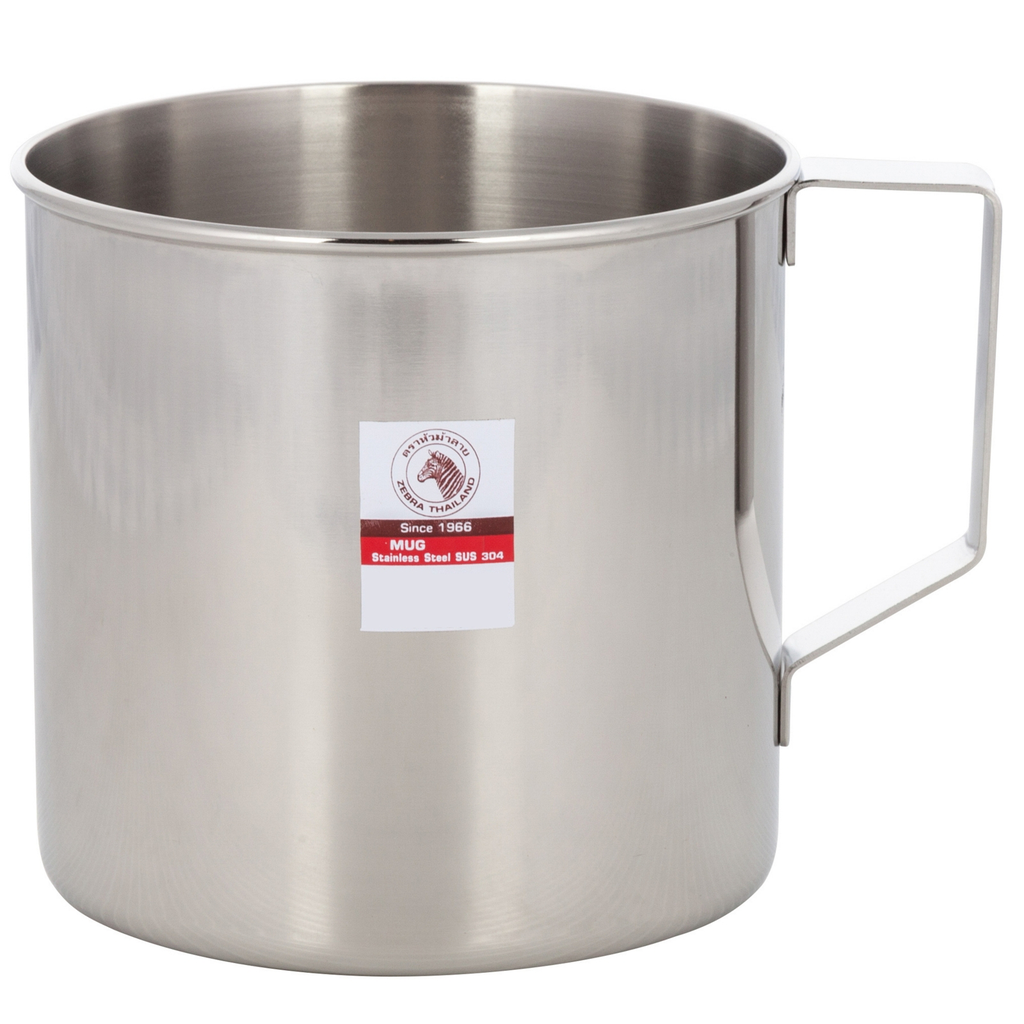 Zebra Stainless Steel Cup 10 cm 750 ml (18-8)
