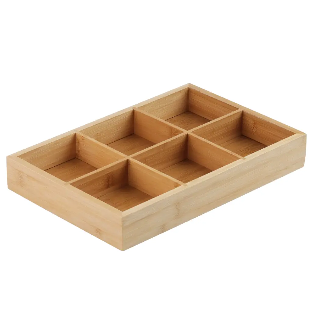 Wooden Bento Box 6 Compartments