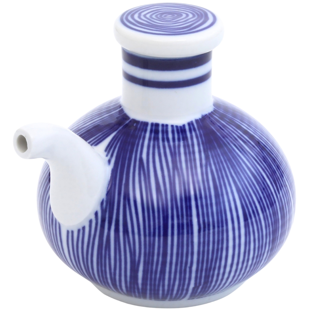 醤油差し 170 ml (青線柄)