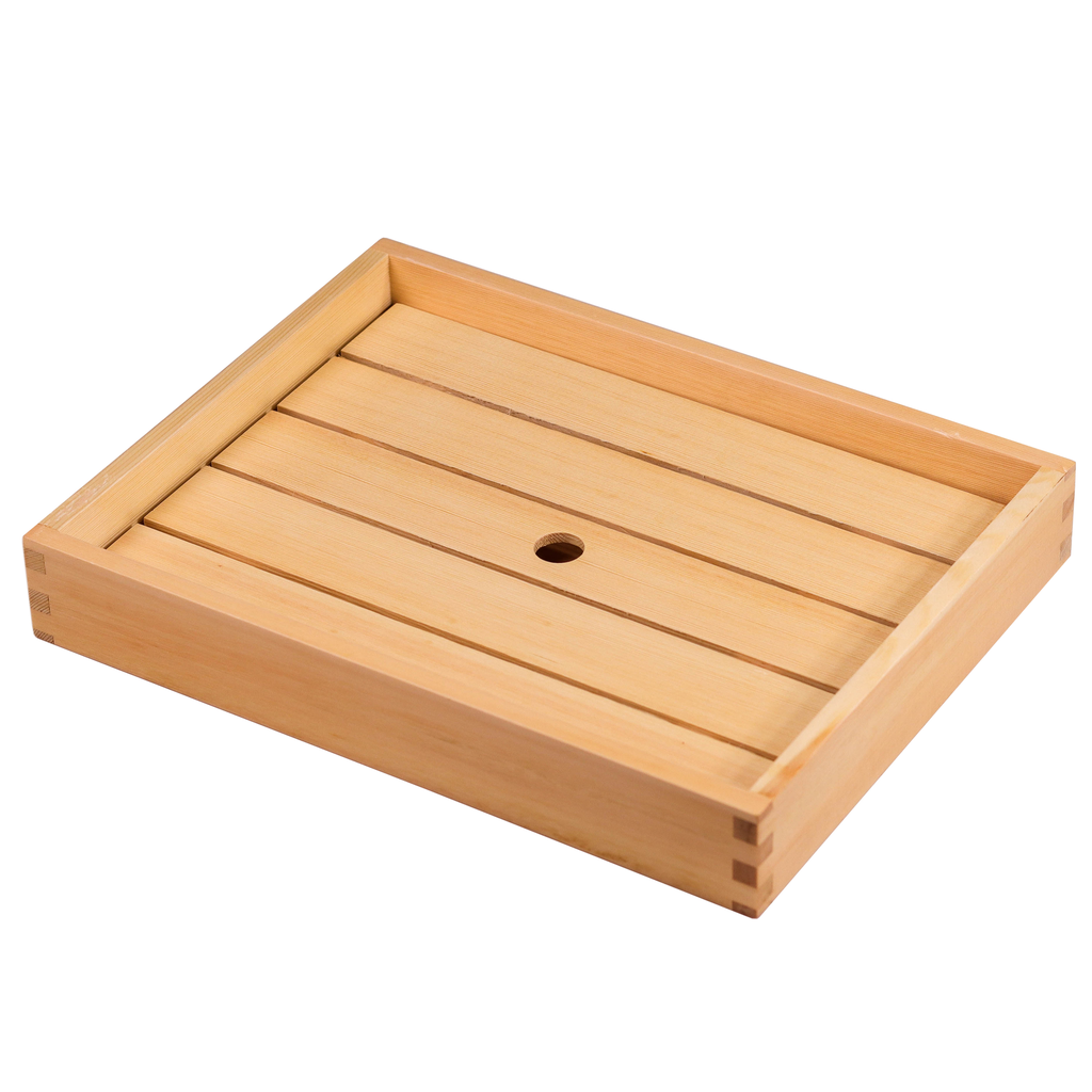 木製トレー 網付 33x25x5 cm