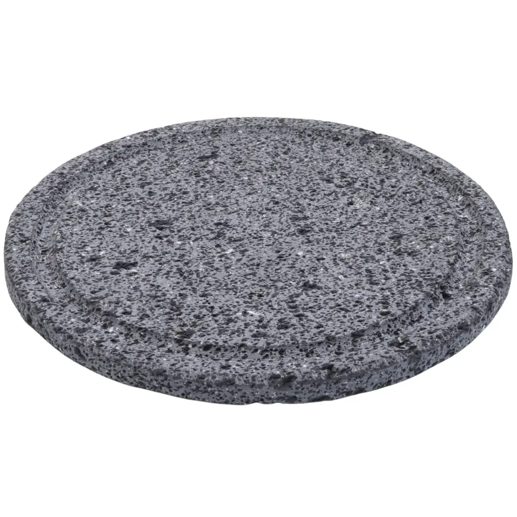 Round Volcanic Stone Plate 21 cm