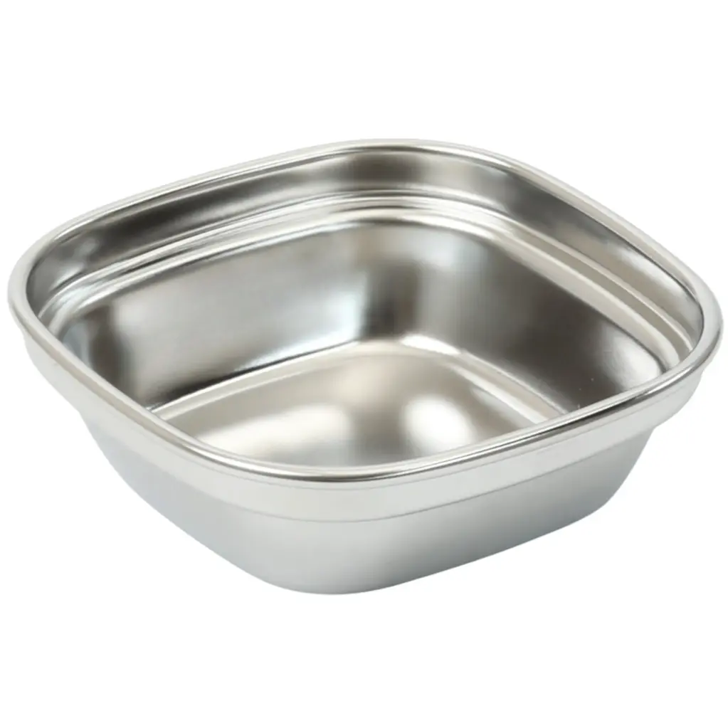 Stainless Steel Square Sauce Dish 1 Compartment (18-8)
