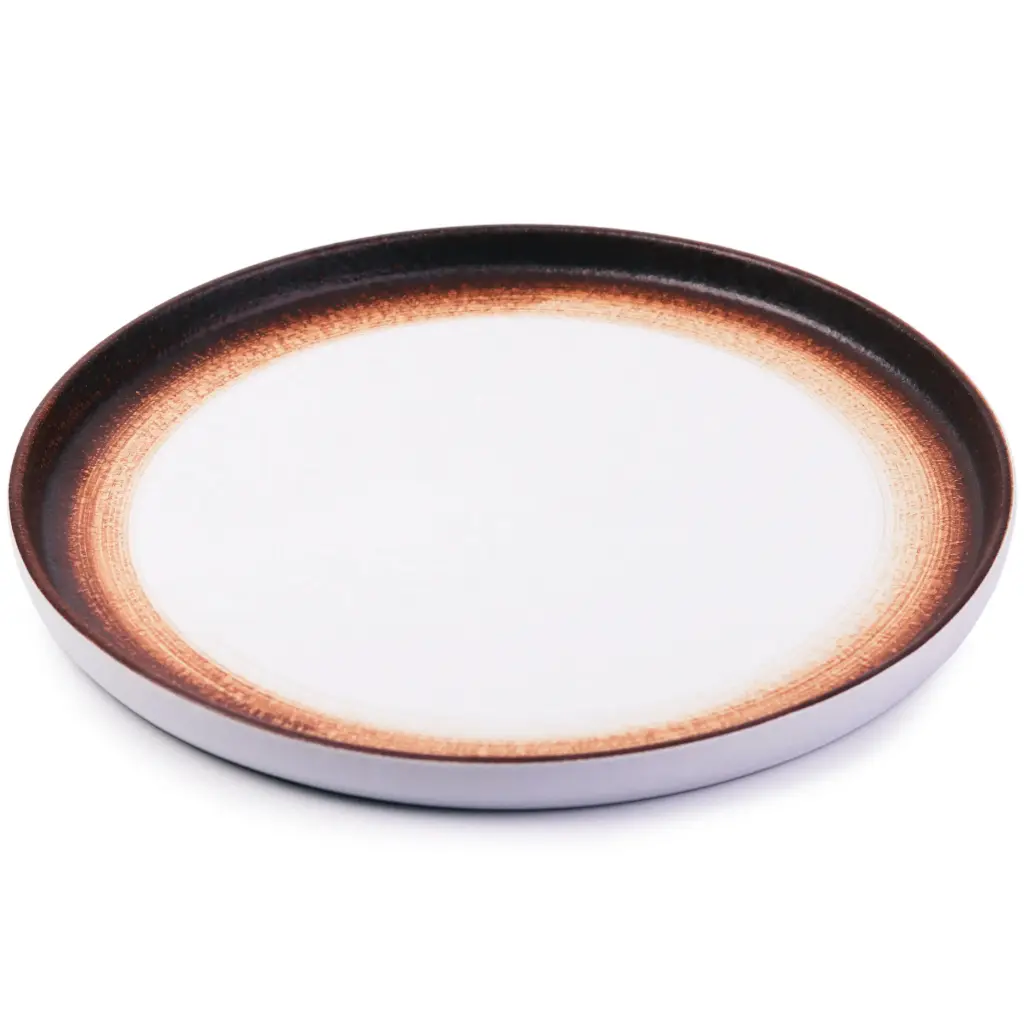 リング皿 10" (茶)
