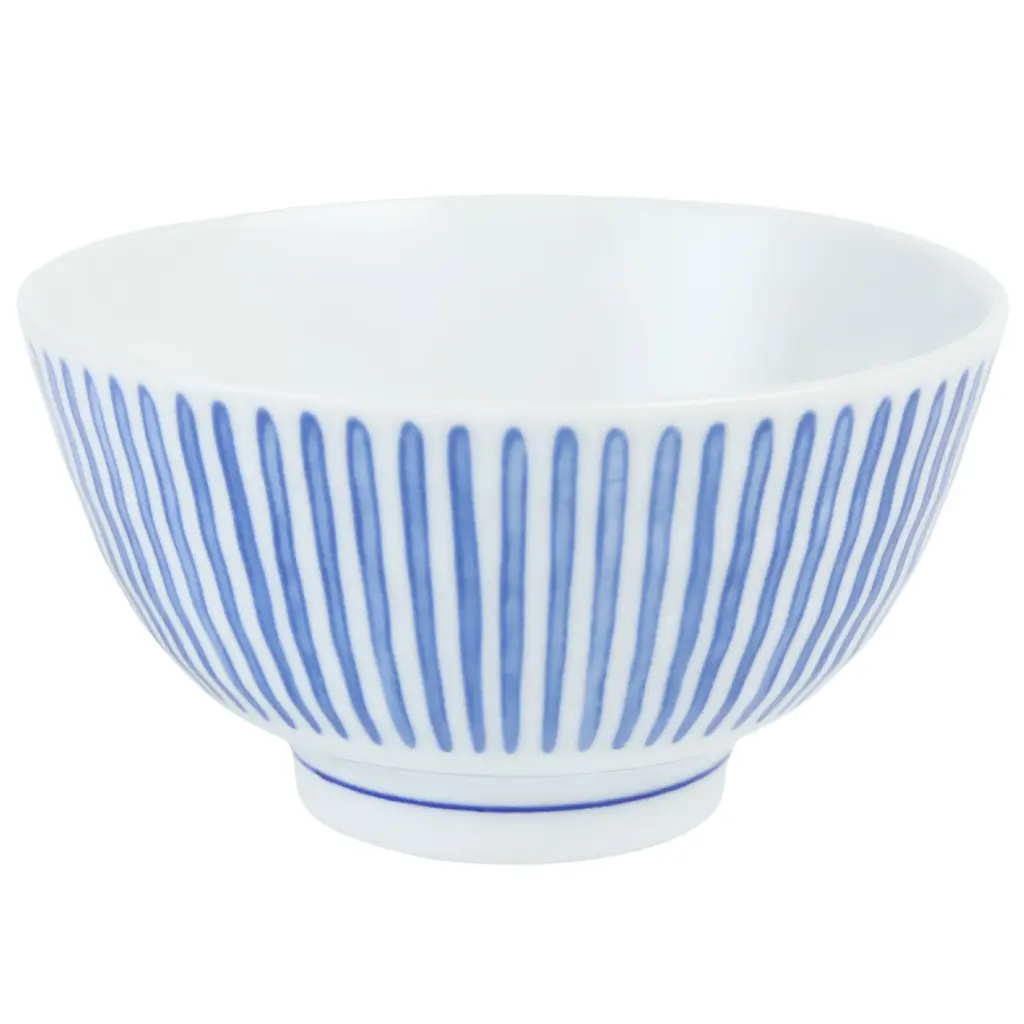 Rice Bowl 4.5" (Blue Rain Pattern)