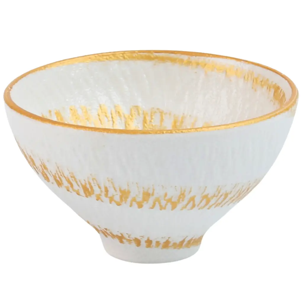 Round Small Bowl 3.25" (Ame Glaze, Gold)