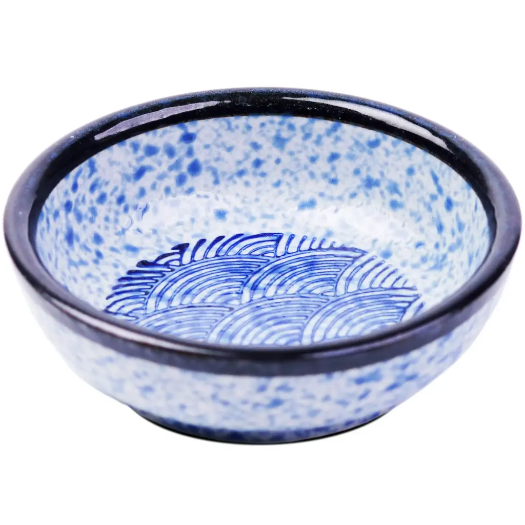 Round Sauce Dish 4" (Blue Wave)