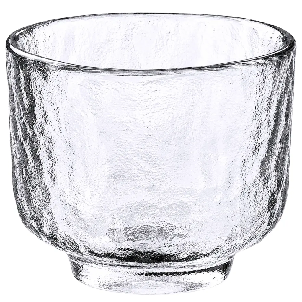 ガラスカップ 40 ml (槌目)